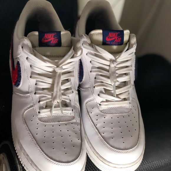 Nike air Force 1 chenille swoosh - Picture 3 of 5